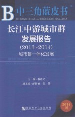 长江中游城市群发展报告 2013-2014 城市群一体化发展 2014版