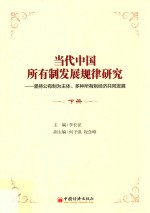 当代中国所有制发展规律研究 坚持公有制为主体、多种所有制经济共同发展 下