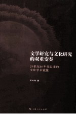 文学研究与文化研究的双重变奏 20世纪80年代以来的文化学术镜像