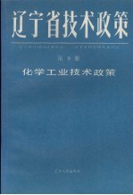 辽宁省技术政策 第9册 化学工业技术政策