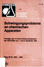 Schwingungsprobleme and Chemischen Apparaten