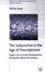 The Subjunctive in The Age Of Prescriptivism English And German Developments During The Eighteenth C