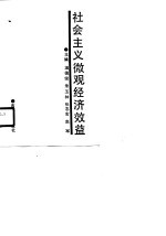 社会主义微观经济效益