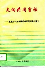 走向共同富裕 发展壮大农村集体经济实践与探讨