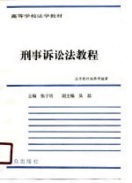 高等学校法学教材 刑事诉讼法教程