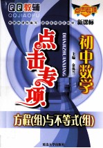 QQ教辅点击专项  初中数学方程(组)与不等式(组)