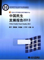 中国民生发展报告2013