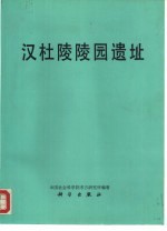 中国田野考古报告集 考古学专刊 丁种第四十一号 汉杜陵陵园遗址