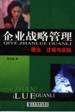 企业战略管理 理论、过程与实践