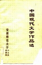 中国现代文学作品选