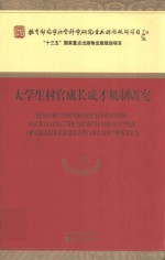 大学生村官成长成才机制研究
