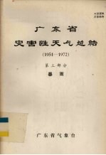 广东省灾害性天气总结 1951－1972 第3部分 暴雨