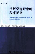 法哲学视野中的程序正义  以程序正义研究中的分析模式为主的考察