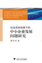 社会资本视角下的中小企业发展问题研究