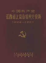 中国共产党江西省上饶市组织史资料 1939-1987