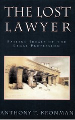 THE LOST LAWYER  FAILING IDEALS OF THE LEGAL PROFESSION