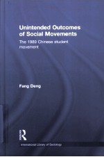 UNINTENDED OUTCOMES OF SOCIAL MOVEMENTS THE 1989 CHINESE STUDENT MOVEMENT