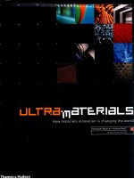 Ultra Materials: How Materials Innovation Is Changing the World