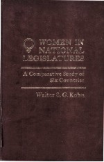 WOMEN IN NATIONAL LEGISLATURES A COMPARATVE STUDY OF SIX COUNTRIES