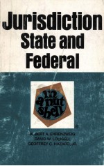 JURISDICTION IN A NUTSHELL STATE AND FEDERAL FOURTH EDITION