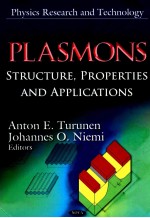 PHYSICS RESEARCH AND TECHNOLOGY PLASMONS STRUCTURE