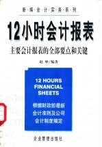 12小时会计报表