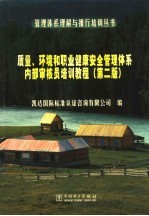 质量、环境和职业健康安全管理体系内部审核员培训教程 第2版