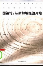 汪康懋政策论文集 国策论：从新加坡经验开始