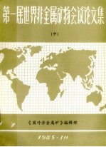 第一届世界非金属矿物会议论文集 中