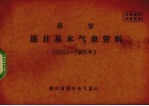 淳安逐日基本气象资料 1959-1978年