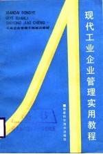 工业企业管理干部培训教材 现代工业企业管理实用教程