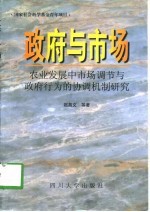 政府与市场 农村发展中市场调节与政府行为的协调机制研究