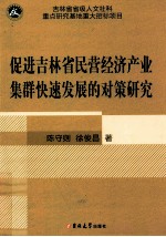 促进吉林省民营经济产业集群快速发展的对策研究