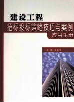 建设工程招标投标策略技巧与案例应用手册  中