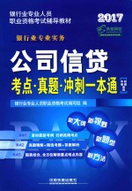 公司信贷考点 真题 冲刺一本通 中级、初级适用