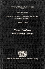 Nuove Tendenze dell'Acustica Fisica