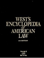 WEST'S ENCYCLOPEDIA OF AMERICAN LAW 2ND EDITION VOLUME 2 BE TO COL