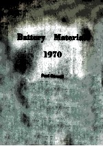 BATTERY MATERIALS 1970