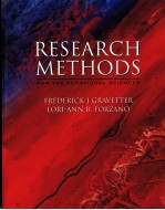 RESEARCH METHODS FOR THE BEHAVIORAL SCIENCES