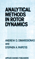 ANALYTICAL METHODS IN ROTOR DYNAMICS