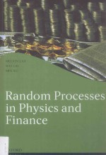 Random Processes in Physics and Finance