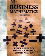 BUSINESS MATHEMATICS FIFTH EDITION