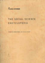 THE SOCIAL SCIENCE ENCYCLOPEDIA SECOND EDITION