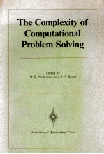 THE COMPLEXITY OF COMPUTATIONAL PROBLEM SOLVING