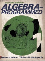 ALGEBRA-PROGRAMMED SECOND EDITION PART 1