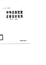 外向型企业经济法律实务系列专著 中外合资经营企业会计实务