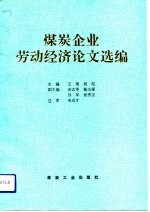 煤炭企业劳动经济论文选编