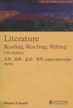 文学：阅读、反应写作  第5版  戏剧和文学批评写作卷