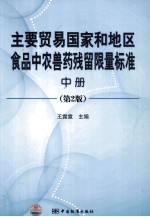 主要贸易国家和地区食品中农兽药残留限量标准 第2版 中