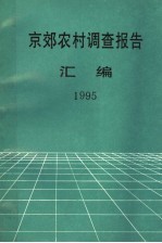 京效农村调查报告 1995